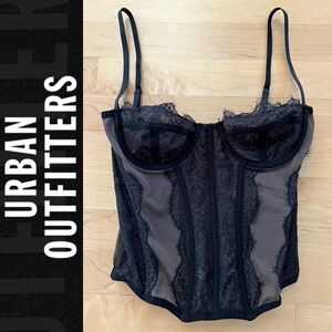 🦊🖤 UO | Urban Outfitters Out From Under Modern Love Lace Corset Women’s Size S